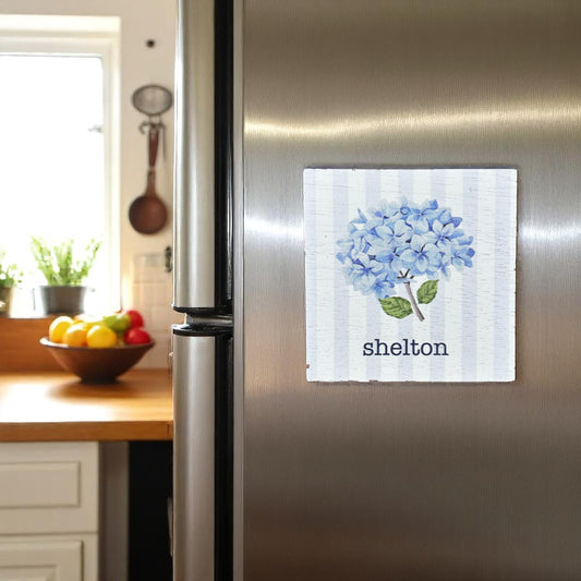 Shelton - Endless Summer Hydrangea Magnet - 3-1/2-in - Mellow Monkey