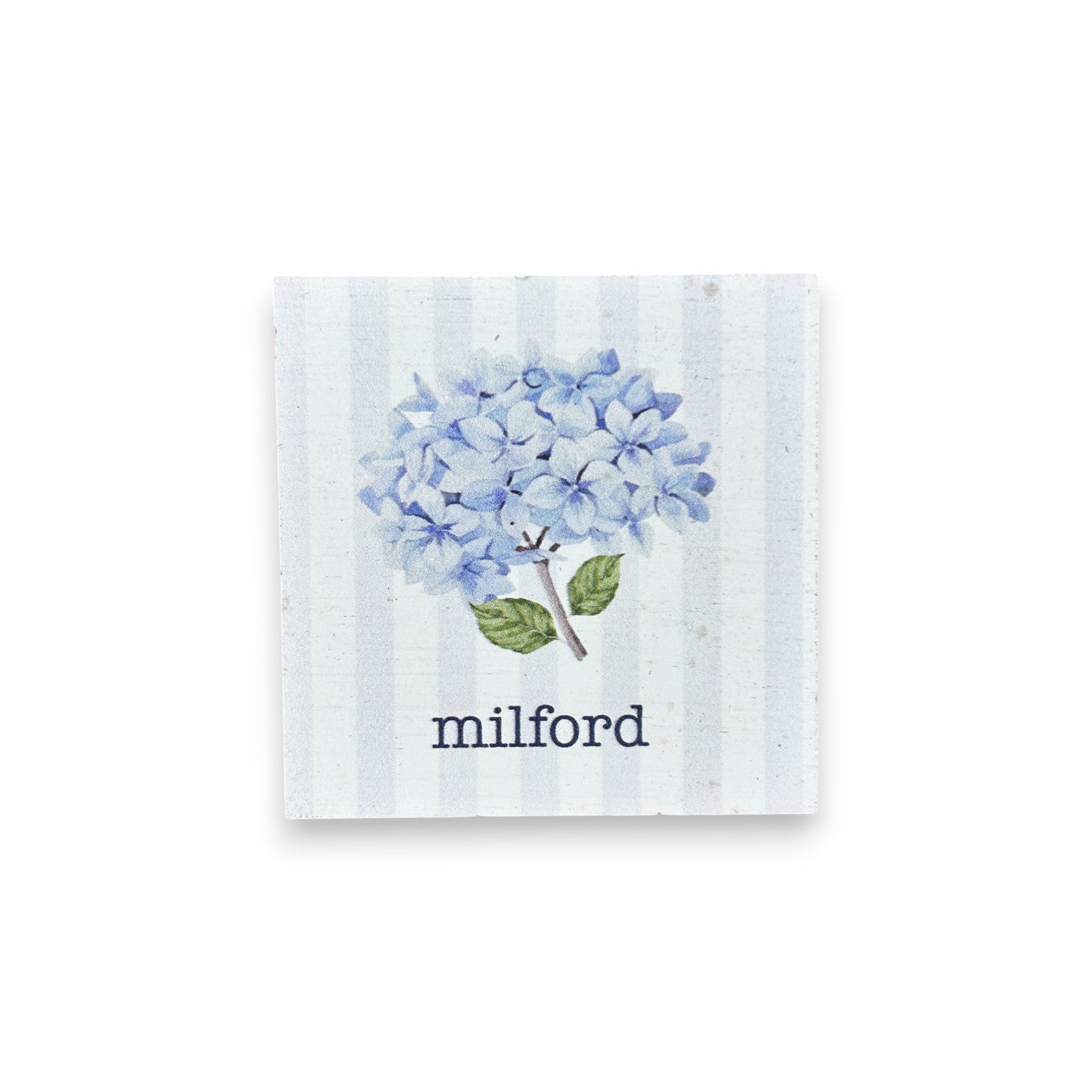 Milford - Endless Summer Hydrangea Magnet - 3-1/2-in - Mellow Monkey