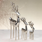 Reindeer Decorative Figure - Polished Nickel - Mellow Monkey