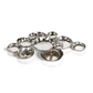 Cluster of Twelve Round Serving Bowls - Nickel - 26-in - Mellow Monkey