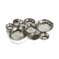 Cluster of Nine Serving Bowls - Nickel - 19-in. - Mellow Monkey