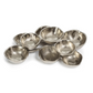 Small Cluster of Nine Serving Bowls - Nickel - 10-in. - Mellow Monkey