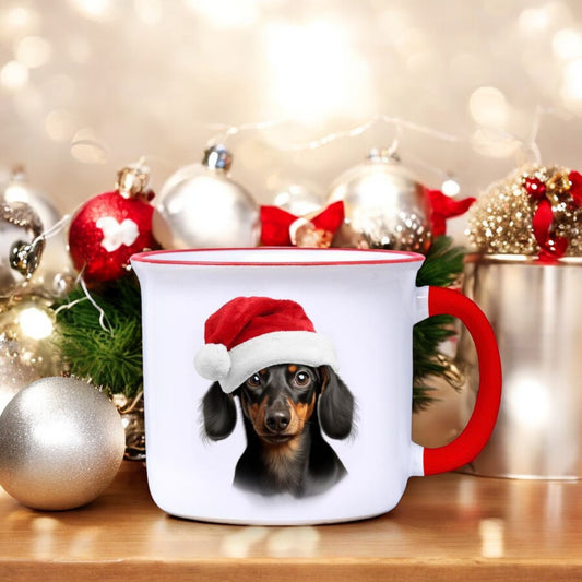 Dachshund - Christmas Camper Mug - 14-oz. - Mellow Monkey