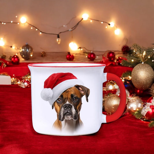 Boxer - Christmas Camper Mug - 14-oz. - Mellow Monkey