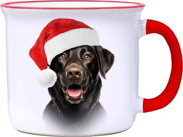 Black Lab - Christmas Camper Mug - 14-oz. - Mellow Monkey