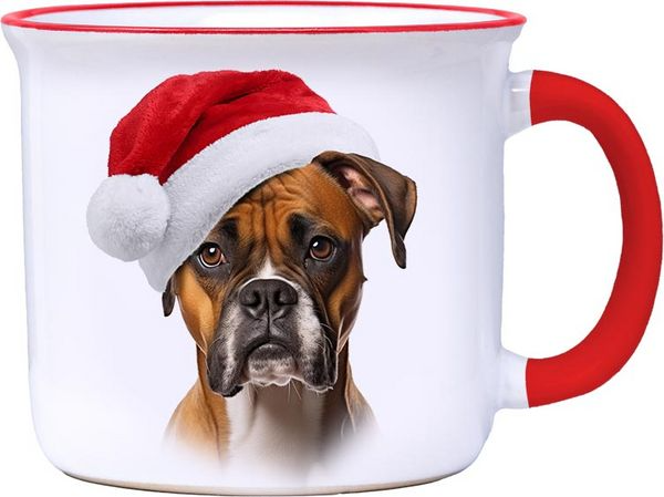 Boxer - Christmas Camper Mug - 14-oz. - Mellow Monkey