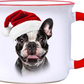 French Bulldog - Christmas Camper Mug - 14-oz. - Mellow Monkey