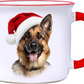 German Shepherd - Christmas Camper Mug - 14-oz. - Mellow Monkey