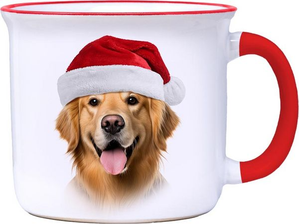 Golden Retriever - Christmas Camper Mug - 14-oz. - Mellow Monkey