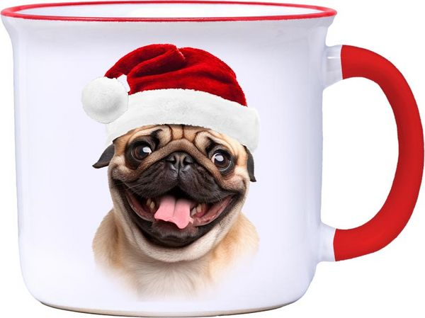 Pug - Christmas Camper Mug - 14-oz. - Mellow Monkey