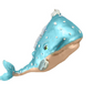 Blue and Gold Whale - December Diamonds Holiday Ornament - Mellow Monkey