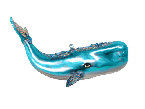 Blue Whale - December Diamonds Holiday Ornament - Mellow Monkey