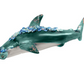 Dark Aqua Hammerhead Shark - December Diamonds Ornament - Mellow Monkey