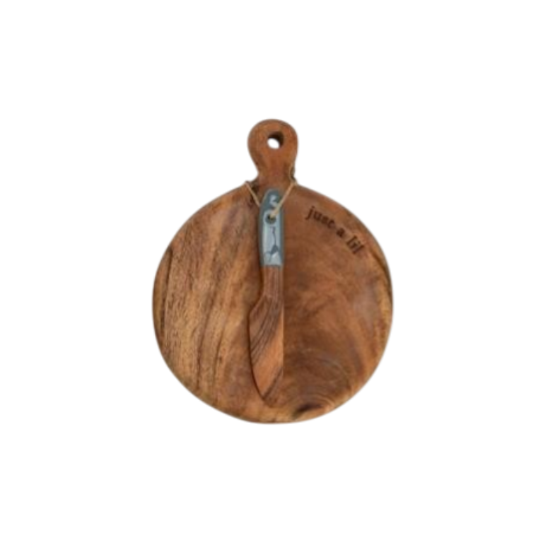Mini Wood Serving Board - 5-in - Mellow Monkey