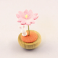 Yurayura Sakura Rabbit with Pink Flower - 2.75-in - Mellow Monkey