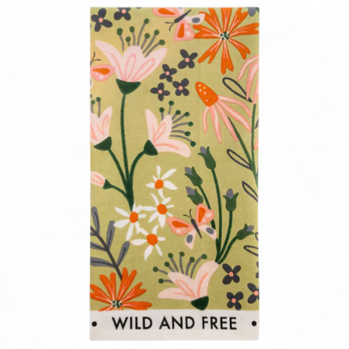 Wild and Free - Tea Towel - Mellow Monkey
