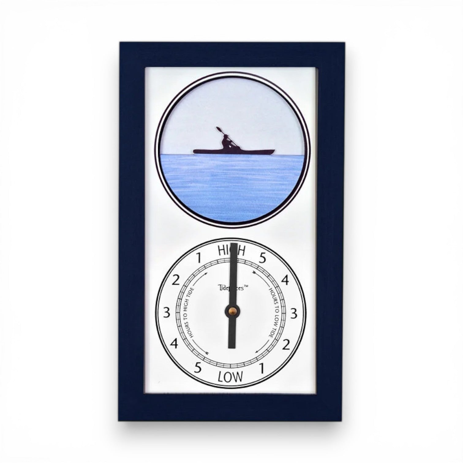 Tidepieces - Kayaker Tide Clock - Navy - Mellow Monkey