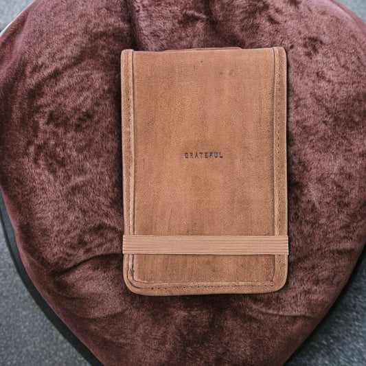 Grateful - Mini Leather Journal - Mellow Monkey