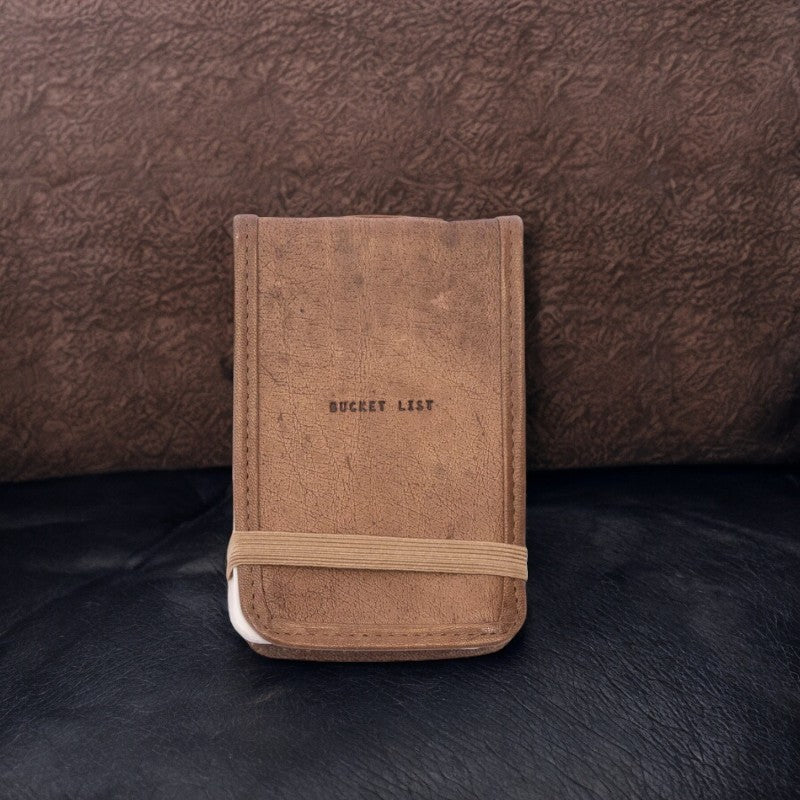 Bucket List - Mini Leather Journal - Mellow Monkey