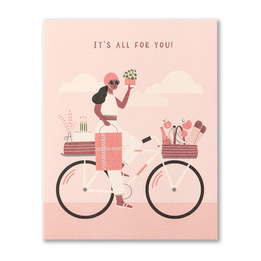 Love Muchly Greeting Card - Birthday - It's All For You - Mellow Monkey