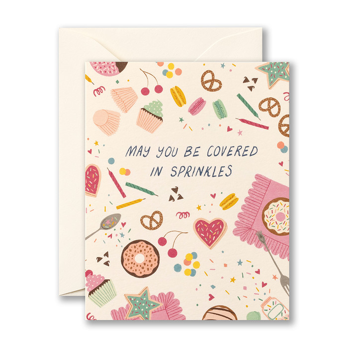 Love Muchly Greeting Card - Birthday - May You Be Covered in Sprinkles - Mellow Monkey