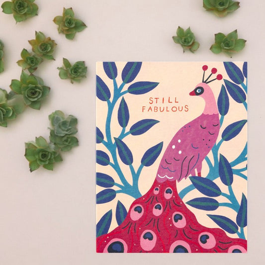 Love Muchly Greeting Card - Birthday - "Still Fabulous" - Mellow Monkey