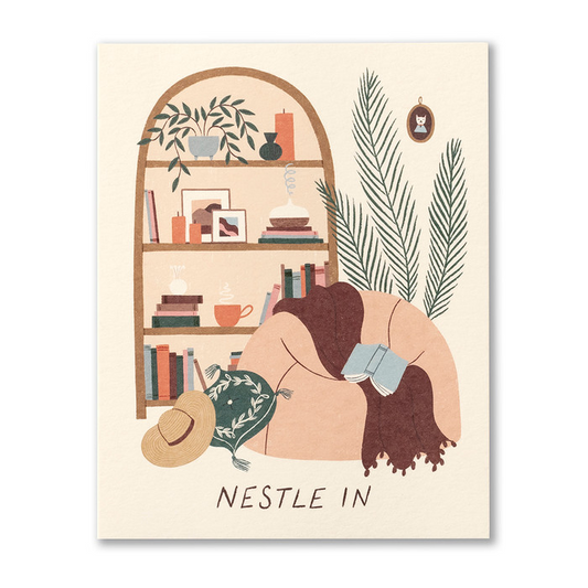 Love Muchly Greeting Card - New Home - Nestle In - Mellow Monkey