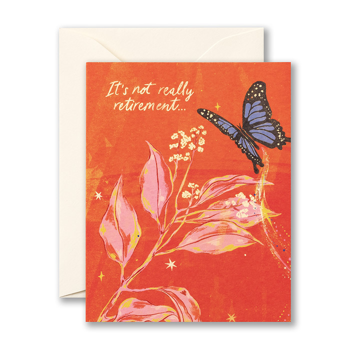 Love Muchly Greeting Card - Retirement - "It's Not Really Retirement..." - Mellow Monkey