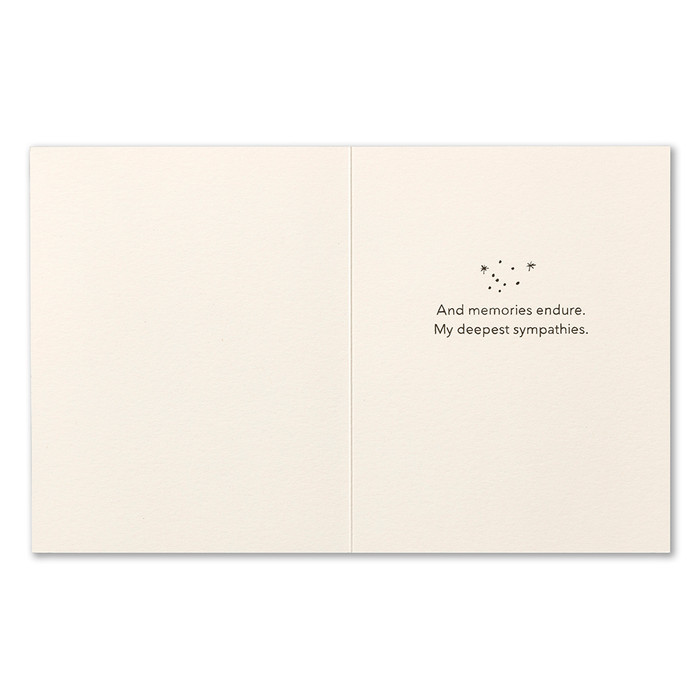Love Persists - Sympathy - Greeting Card - Mellow Monkey