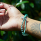 4Ocean Unisex Loggerhead Sea Turtle Beaded Bracelet - Sea Foam Green - Mellow Monkey