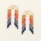 Chromacolor Miyuki Rainbow Fringe Earring - Multi/Gold - Mellow Monkey