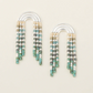 Chromacolor Miyuki Rainbow Fringe Earring - Turquoise Multi/Silver - Mellow Monkey