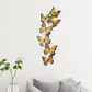 Butterfly Spray - Monochrome Colors - Metal Wall Decor - 35-in - Mellow Monkey