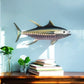 Tuna Stainless Steel Metal Wall Art - 31-in - Mellow Monkey