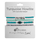 Turquoise Howlite with Crysocolla Marquis Stack Bracelets - Mellow Monkey