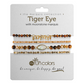 Tiger Eye with Moonstone Marquis Stack Bracelets - Mellow Monkey