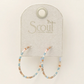 Chromacolor Miyuki  Hoops - Desert Blue Multi/Silver - Mellow Monkey