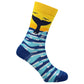 Makin' Waves - Natural Bamboo Knit Socks - Mellow Monkey