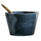 Marble Pinch Pot with Brass Spoon - Mellow Monkey