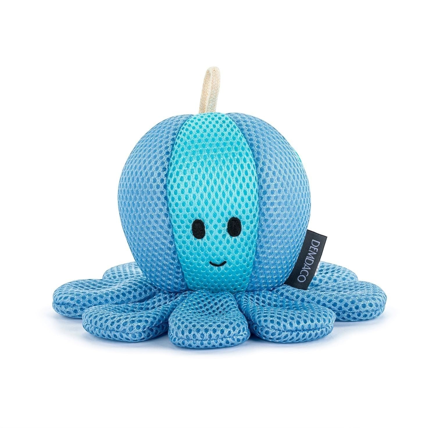 Blue Octopus Bathtime Plush - 6-in - Mellow Monkey
