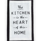 Mellow Monkey black kitchen boa with floral print and