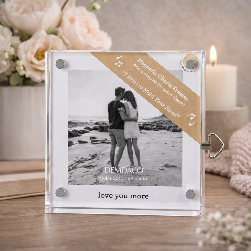 Love You More Acrylic Musical Frame - 4-min - Mellow Monkey