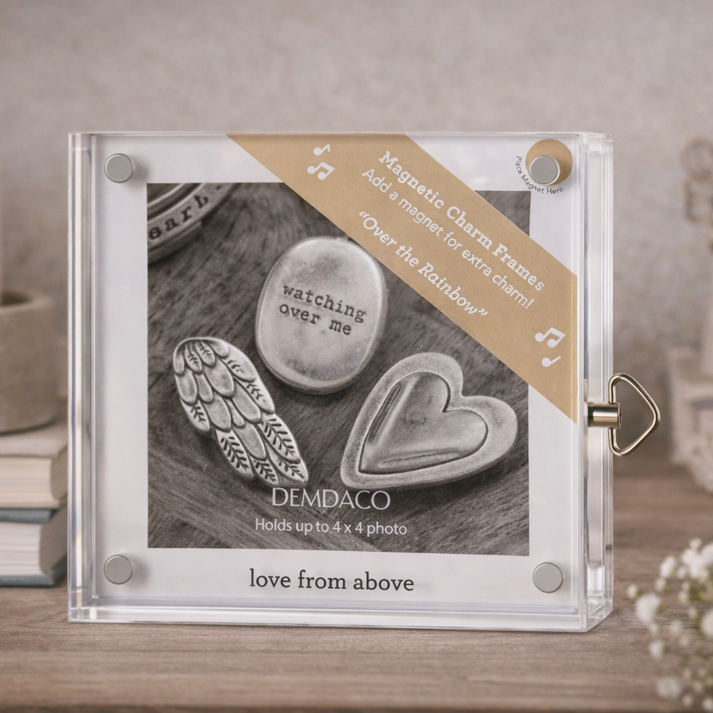 Love From Above Acrylic Musical Frame - 4-in - Mellow Monkey