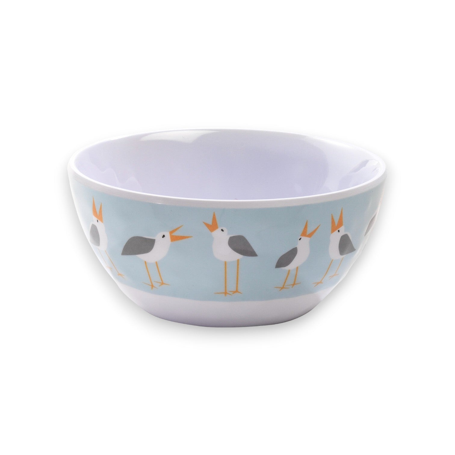 Seagulls Melamine Small Serving Sauce Bowl - 4-3/4-in - Mellow Monkey