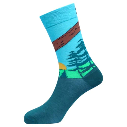 Monday Mode - Natural Bamboo Knit Socks - Mellow Monkey