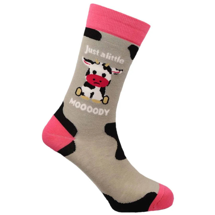 Moody - Natural Bamboo Knit Socks - Mellow Monkey