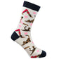 Morning Stretch - Natural Bamboo Knit Socks - Mellow Monkey