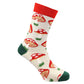 Mushrooms - Natural Bamboo Knit Socks - Mellow Monkey