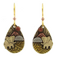 Silver Forest Gold Elephant Earrings NE-1478 - Mellow Monkey