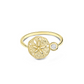 14kt Gold Lab Diamond Sand Dollar Ring - Deep Blue by Ocean Jewelry - Mellow Monkey